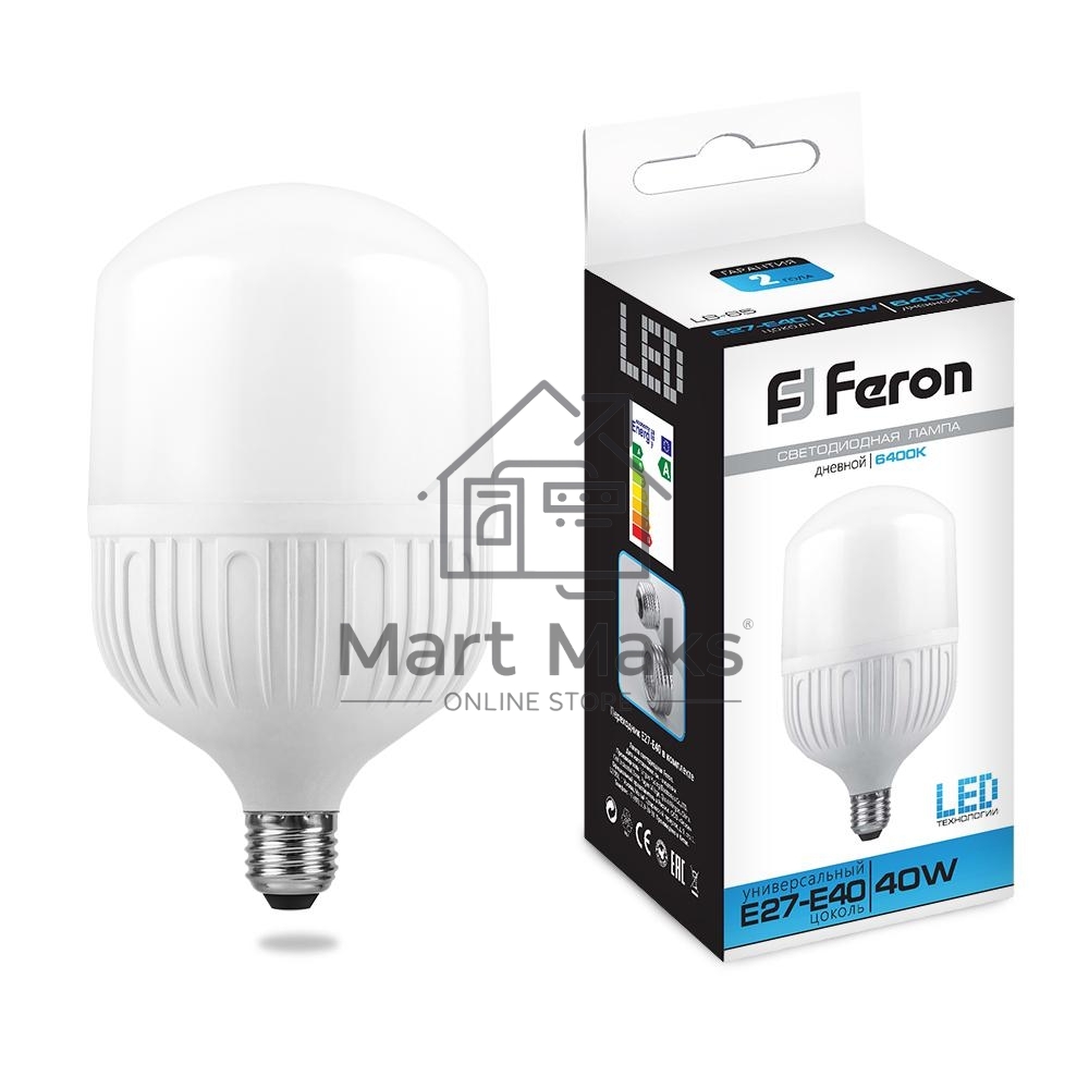 Лампа светодиодная FERON LB-65 (25820) 50W 230V E27-E40 4000K