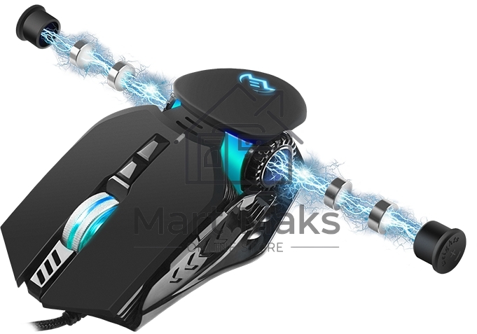 Мышь проводная SVEN RX-G815 черный, 8000 dpi, USB, кнопки - 7