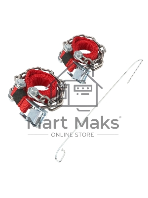 Цепи (браслеты) противоскольжения Rexant для легковых авто (колеса 165-205 мм), к-т 2 шт.