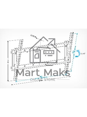 Кронштейн для телевизора Holder LCD-T6606 черный 42