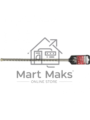 Бур по бетону Matrix, 12 x 300 мм, SDS PLUS c крестовой пластиной