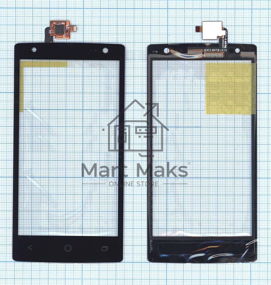 Сенсорное стекло (тачскрин) для Acer Liquid E3, черное