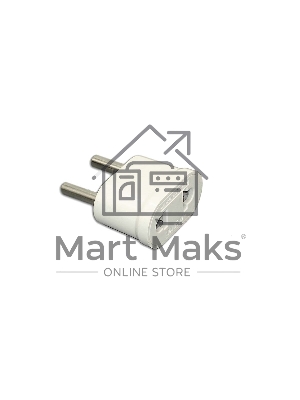 Сетевой переходник ЕВРО-1 белый вариант №2