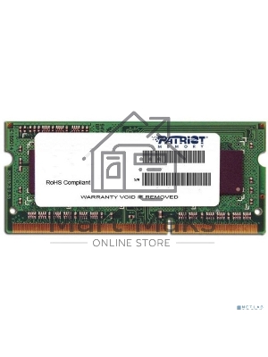 Оперативная память Patriot Signature, DDR4, 4Gb (1x4 Gb), 2400 MHz, CL17, SO-DIMM