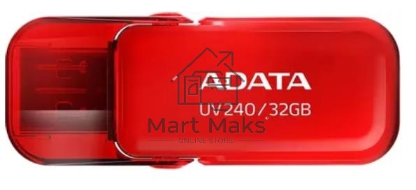 Флешка USB R/W ADATA R/W 32GB ADATA UV240, USB 2.0, Красный