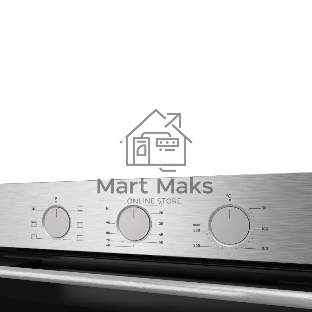 Электрический духовой шкаф Kuppersberg HF 603 BX 60 см, 80 л, High-Tech, 6 режимов, паровая очистка, черный + нерж. сталь