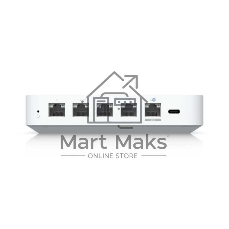 Маршрутизатор Ubiquiti Compact Cloud Gateway with 30+ UniFi device / 300+ client support, 1 Gbps IPS routing, and multi-WAN load balancing