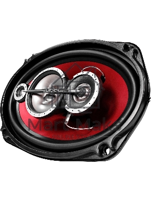 Колонки автомобильные Ural DDB AS-D6941 250Вт 15x23см (6x9дюйм) (ком.:2кол.) коаксиальные четырехполосные