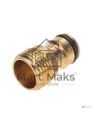 Адаптер латунный 3/4дюйм внешняя резьба ЧЕТЫРЕ СЕЗОНА 62-0275