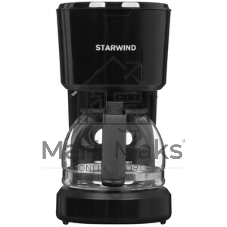Кофеварка капельная Starwind STD0610 черный, исп. кофе - молотый, 0.6 л, 600 Вт.