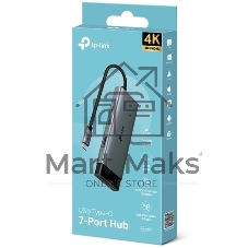 Разветвитель USB-C TP-Link UH7020C 2порт. серый
