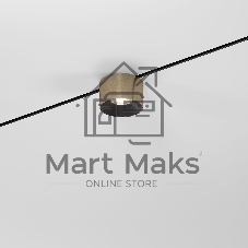 Трековый светильник Mini Magnetic 5W 3000K (латунь/черный) 85206/01