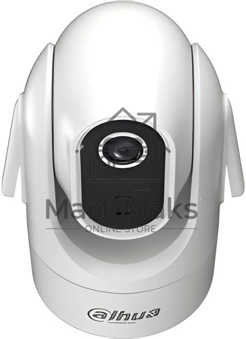 Мини-PT IP-видеокамера с Wi-Fi DAHUA 4Мп; 1/2.8” CMOS; объектив 4мм; механический ИК-фильтр; чувствительность 0.05лк@F1.6; сжатие: H.265+, H.265, H.264+, H.264, MJPEG; 2 потока до 4Мп@25к/с; видеоан