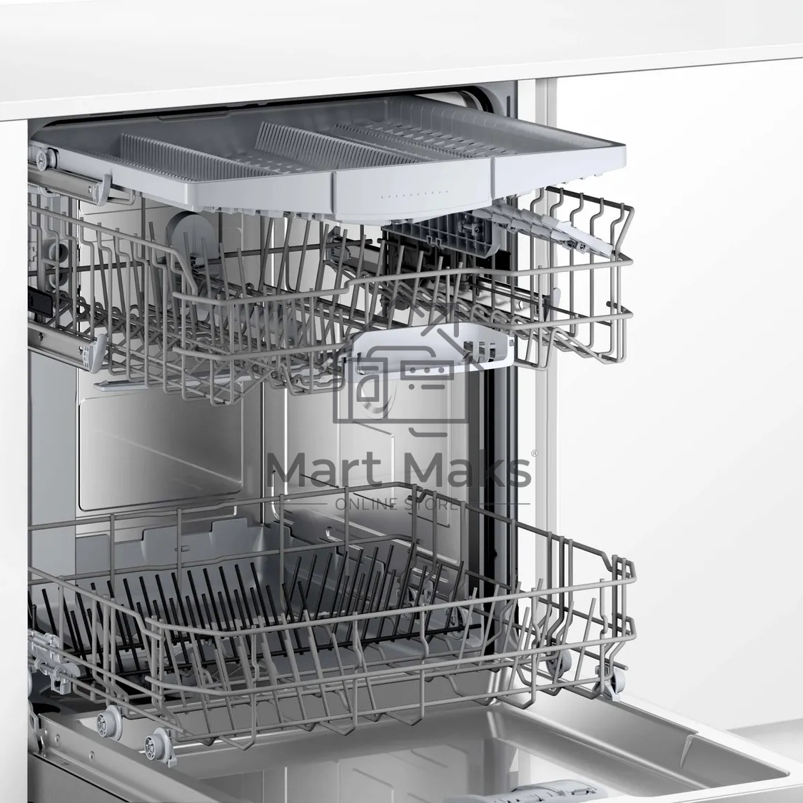 Встраиваемая посудомоечная машина Bosch SMV4HVX03E, серебристый, 59.8 см, 14 компл., 46 дБ, класс D