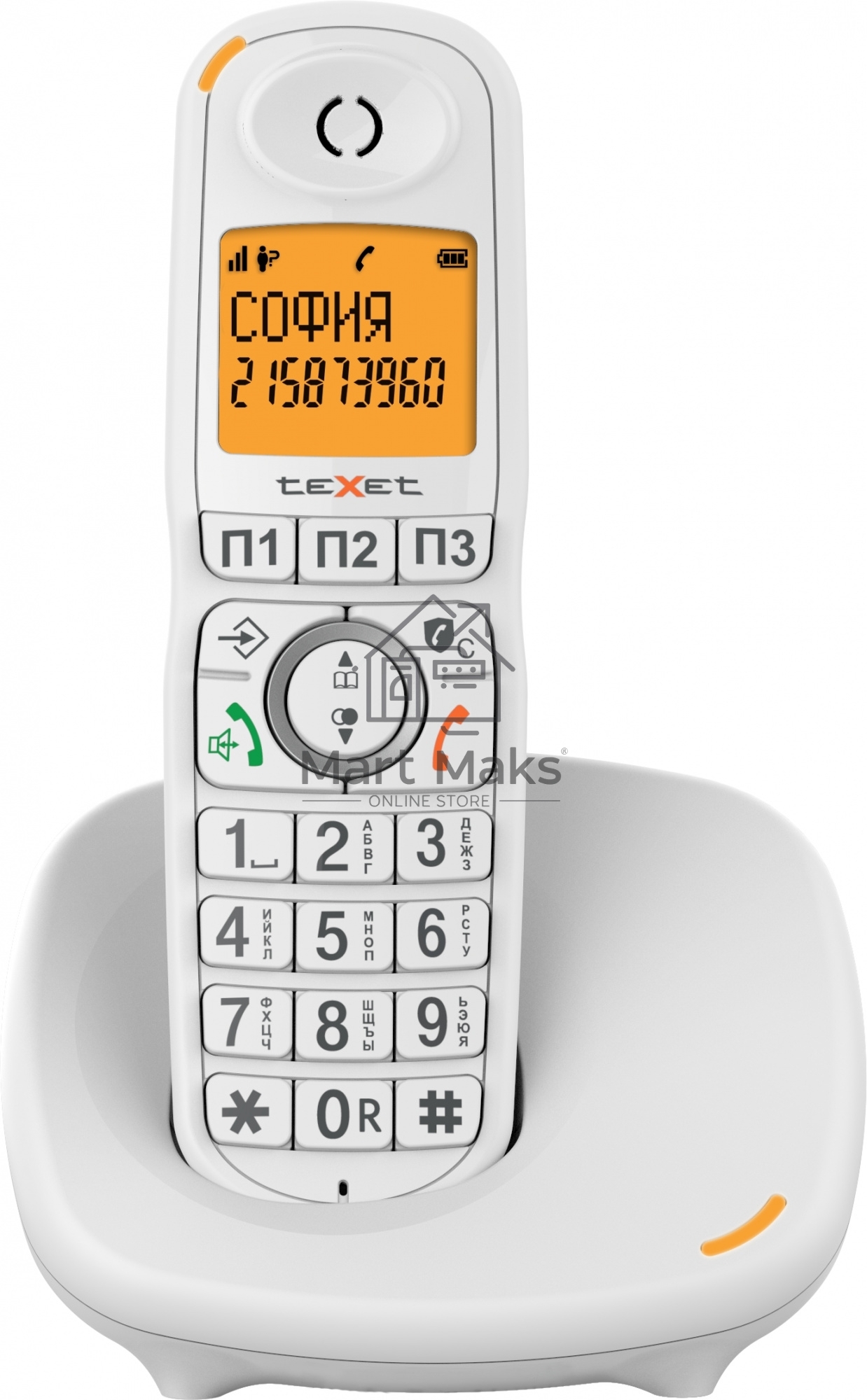 Радиотелефон teXet TX-D8905A белый