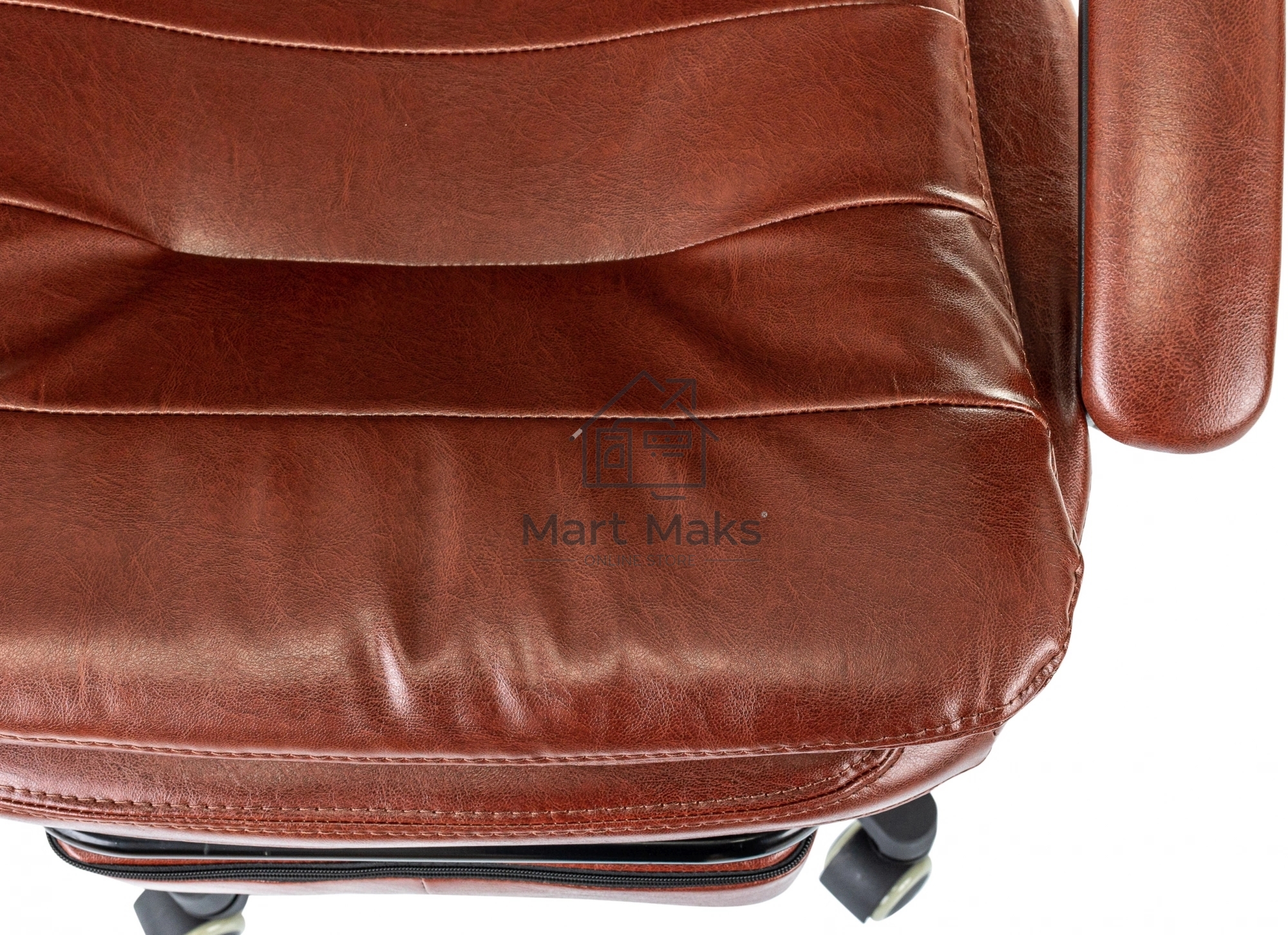 Кресло руководителя Бюрократ T-9950MSG-F/BROWN-PU