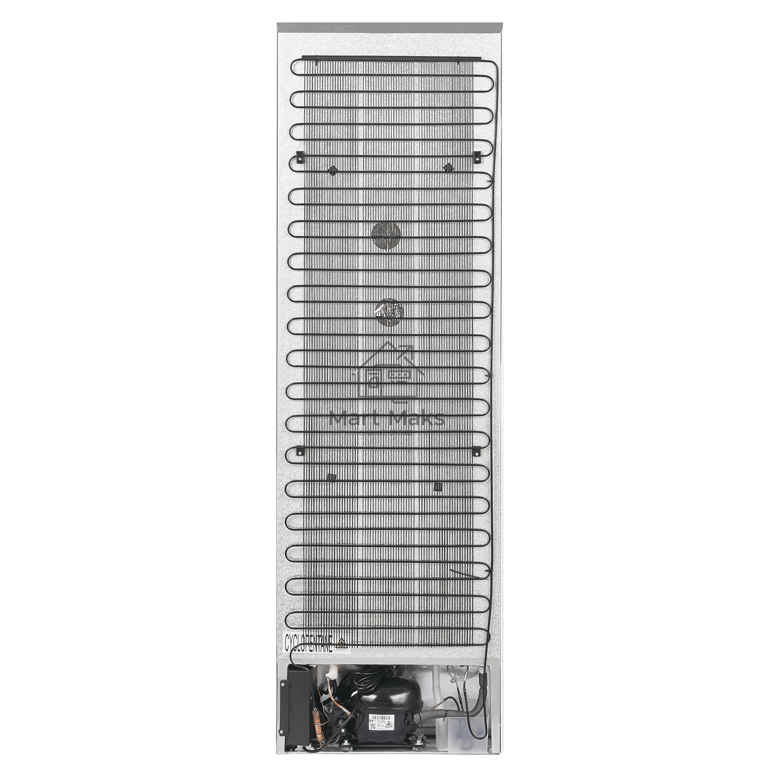 Встраиваемый холодильник Maunfeld MBF177NFFWGR Inverter белый двухкамерный 194/57 л морозилка снизу, NoFrost