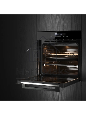 Встраиваемый духовой шкаф Kuppersberg HT 613 Black, High-Tech, объем 72 л, 12 режимов работы, быстрый нагрев, телескопические направляющие, доводчик двери, таймер, термощуп, 3 стекла в дверце, сенсорное управление, блокировка от детей, энергоэффективность