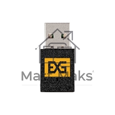 Сетевой адаптер Wi-Fi 4 ExeGate EDWA-131-N300-1 (Беспроводной USB адаптер, Wi-Fi N (b/g/n), чипсет Realtek8192, до 300 Мбит/с на 2,4 ГГц, внутренняя антенна, USB 2.0)