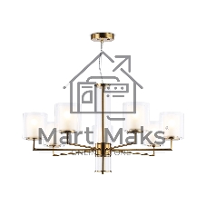 Люстра Ambrella light LH56013/7 BS/FR латунь/белый матовый E14*7 max 40W D790*1260