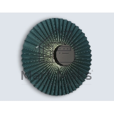 Настенный светильник Ambrella light LH72645 BK/DB черный/синий 6W 3000K D300*100