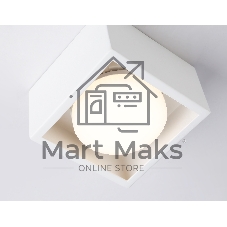 Светильник накладной TN70825 WH белый GX53 max 12W 100*100*60
