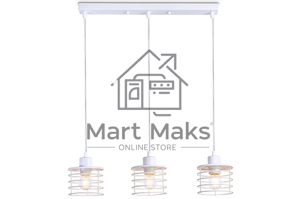 Светильник Ambrella light TR8072/3 WH белый E27*3 max 40W 582*120*1040