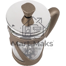 Френч-пресс Rondell Impressia Bronze RDS-1234, 0.6л, бронзовый