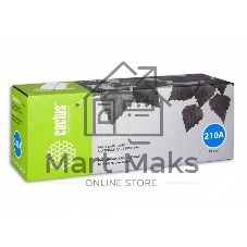 Картридж лазерный Cactus CS-CF210A черный (1600 стр.) для HP LaserJet Pro 200 M251/M276