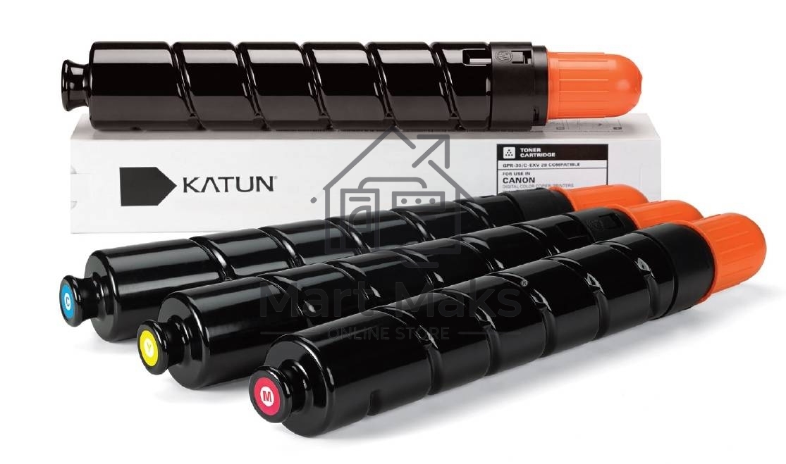 Картридж лазерный Canon iR Adv C5045/C5051/C5250/C5255 C-EXV28/ GPR-30 cyan (туба 667г) Katun