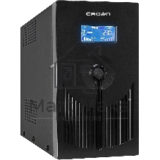 Источник бесперебойного питания CROWN Line Intractive CMU-SP1200IEC LCD USB 1200VA\720W, корпус металл, 2x12V/9AH, розетки 8*IEC, трансформатор AVR 140-290V, LCD-дисплей, cъемный кабель 1.2 м, порт RJ11/45, порт USB, защита: от перегрузки, от КЗ, от скачков напряжения