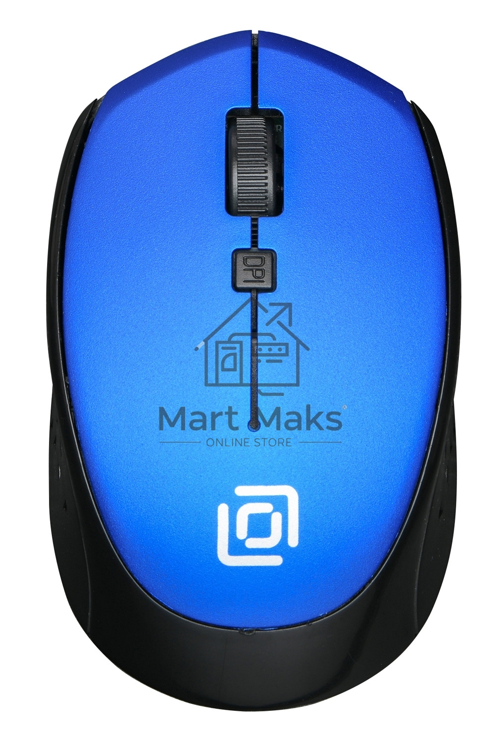 Мышь беспроводная Oklick 488MW синий/черный, 1600 dpi, радиоканал, USB, кнопки - 4