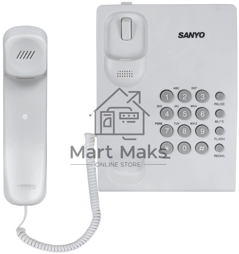 Телефон проводной SANYO RA-S204W белый