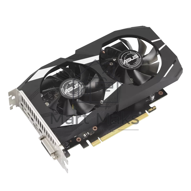 Видеокарта Asus DUAL-RTX3050-O6G NVIDIA GeForce RTX 3050 6Gb 96bit GDDR6 PCI-E 4.0 1507/14000 DVIx1 HDMIx1 DPx1 HDCP Ret