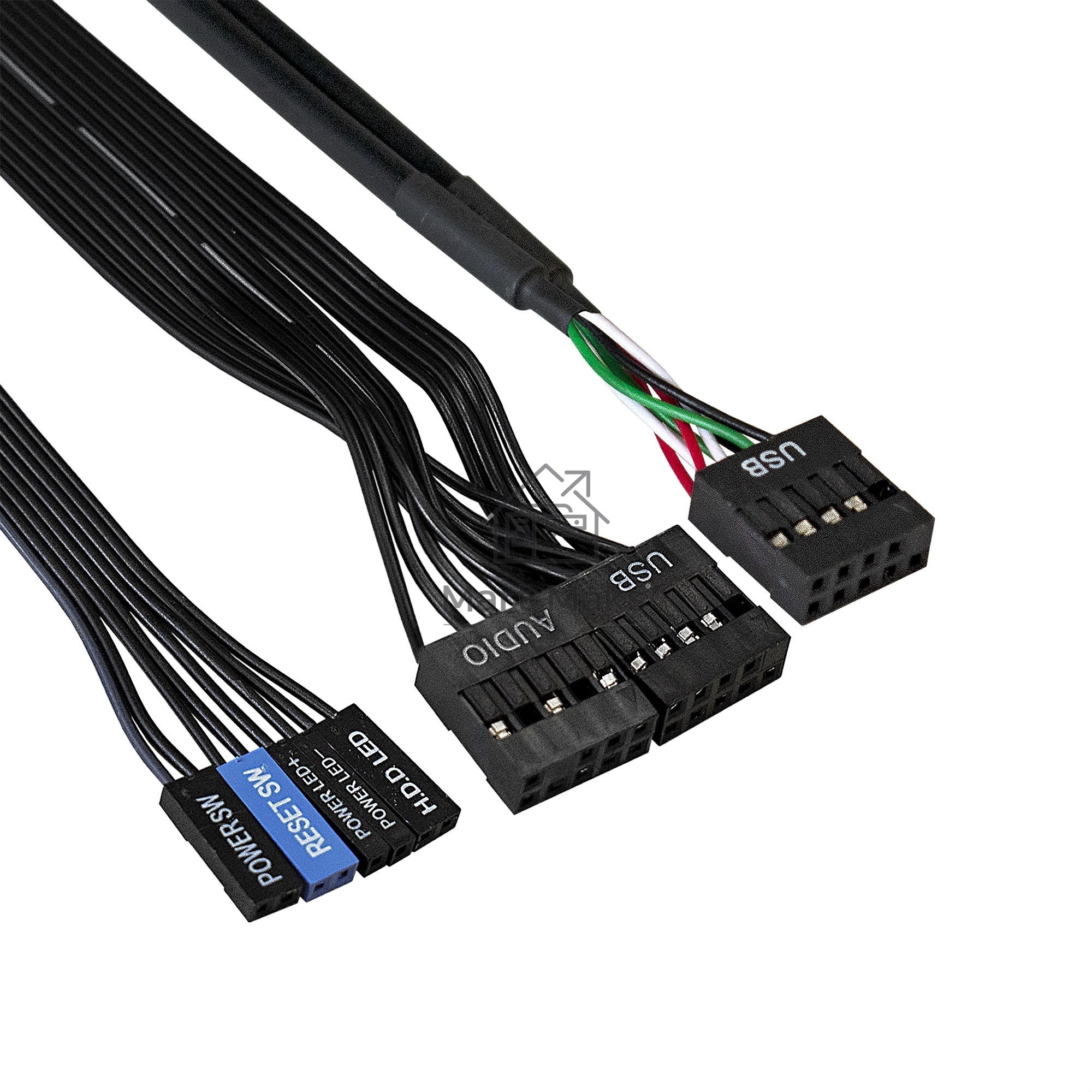 Компьютерный корпус Minitower ExeGate EX291141RUS BAA-105-01AAA400 (mATX, БП AAA400 с вент. 8см, 2*USB, аудио, черный)