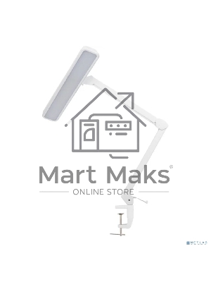 Лампа настольная бестеневая на струбцине Rexant ECO light, 324 SMD LED с диммером, теплый/холодный цвет свечения, белая