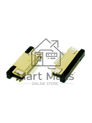 Разъем FPC  Half Coverage Top Contact 0.5K-BS-12PWB 12 pin высота 2мм шаг 0,5мм