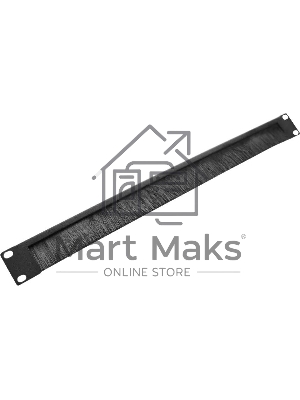 Горизонтальный кабельный органайзер со щеткой, 19