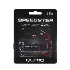 Флешка USB 3.0 QUMO 64Gb, Speedster черный