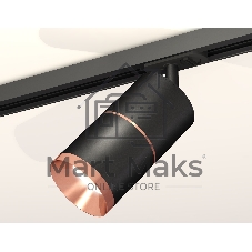 Светильник Ambrella light XT7402040 SBK/PPG черный песок/золото розовое полированное MR16 GU5.3