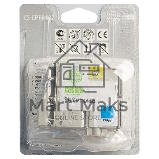 Картридж струйный Cactus CS-EPT0482 голубой (14.4 мл) для Epson Stylus Photo R200/R220/R300/R320/R340/RX500/RX600/RX620/RX640