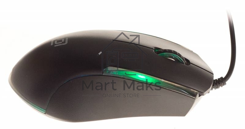 Мышь проводная Oklick 245M черный, 1000 dpi, USB, кнопки - 3