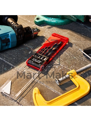 Набор сверл по металлу (HSS) диаметр 4.0-10.0 мм (5 шт.) Kranz