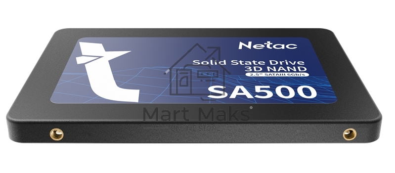 Накопитель SSD Netac SA500, 480GB, SATA III, 2.5