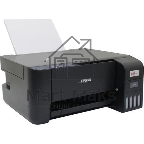 МФУ струйный Epson EcoTank L3211 (C11CJ68406), A4, цветной, печ. до 33 стр/мин. (ч/б) до 15 стр/мин. (цвет), скан. до 1.87 стр/мин. (ч/б) 5.45 стр/мин. (цвет), 5760 x 1440 dpi (печать) 600x1200dpi (скан.), USB