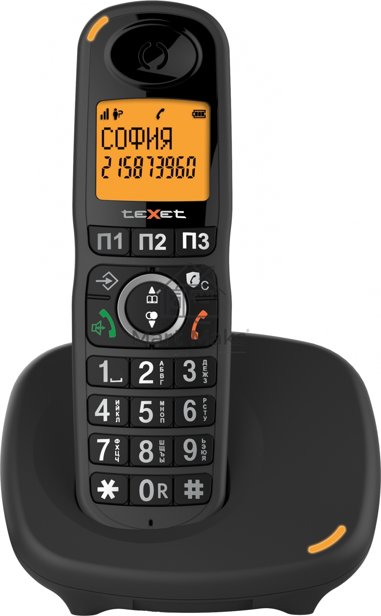 Радиотелефон teXet TX-D8905A черный