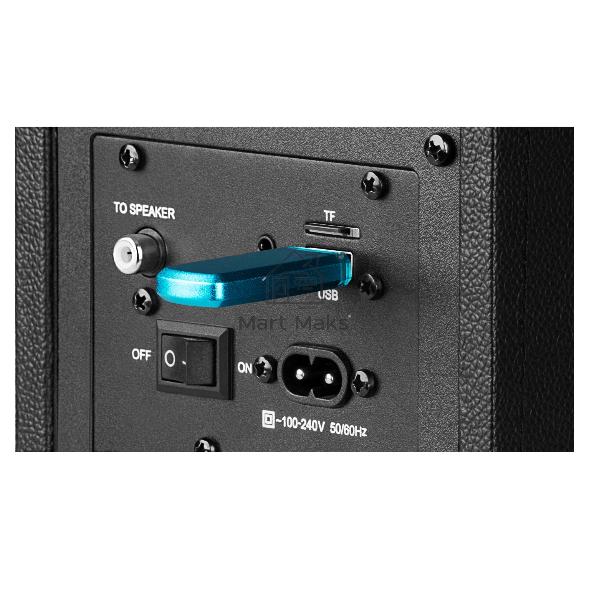 Колонки SVEN SPS-730 2.0 чёрные (2x25Вт, экокожа, USB/SD, пульт ДУ, Bluetooth)