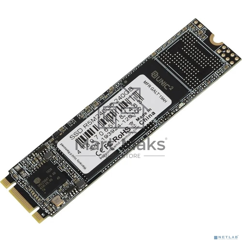 Накопитель SSD AMD 240Gb M.2 SATA III R5M240G8 Radeon 2280