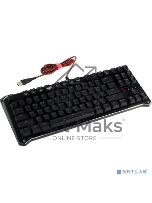 Клавиатура A4 B930 механическая черный USB Gamer LED