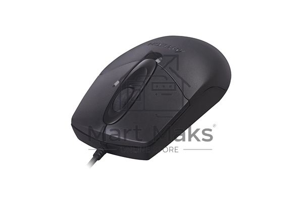 Мышь проводная A4Tech OP-720 черный, 1200 dpi, USB, кнопки - 3